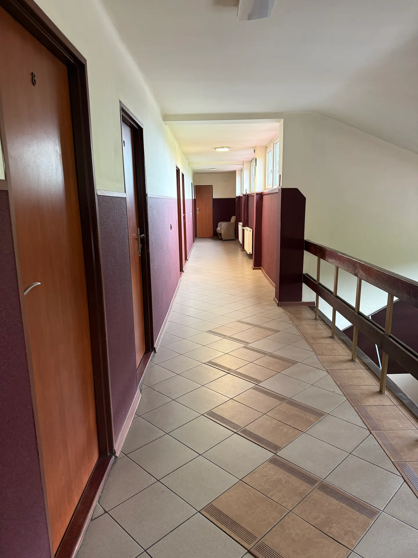 Korytarz części hotelowej
